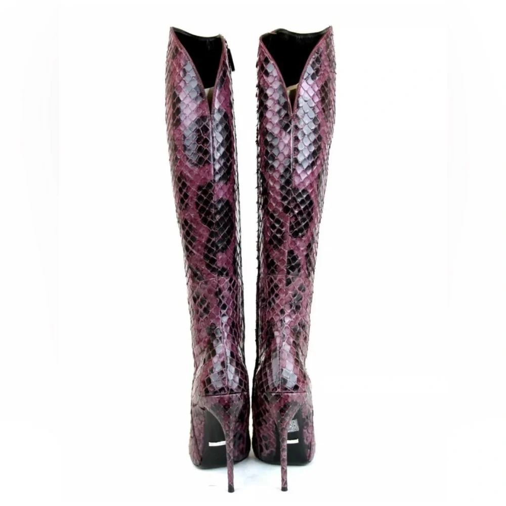Gucci Python print boots - Picture 7 of 9